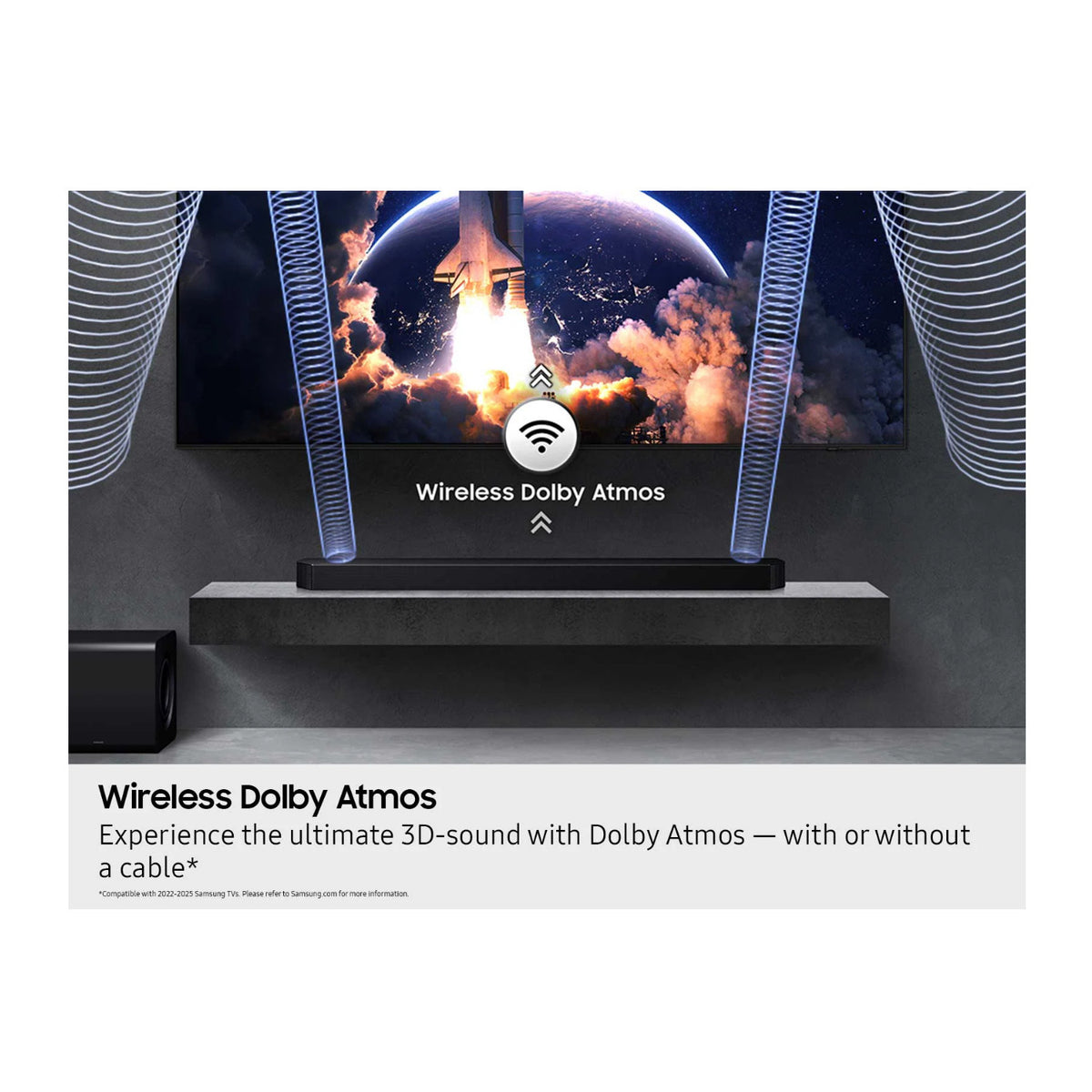 Samsung HW-QS700F 3.1.2-Channel Dolby Atmos Soundbar and Subwoofer System