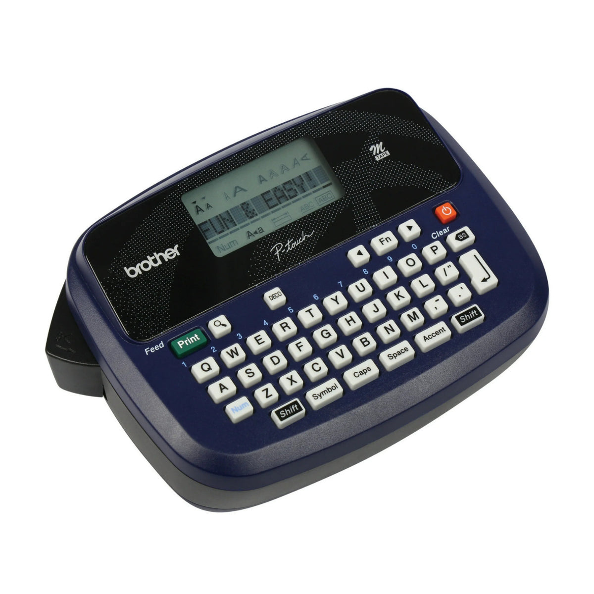 Brother P-Touch PT-45M Personal Handheld Label Maker Prints 1 or 2 Lines of Text