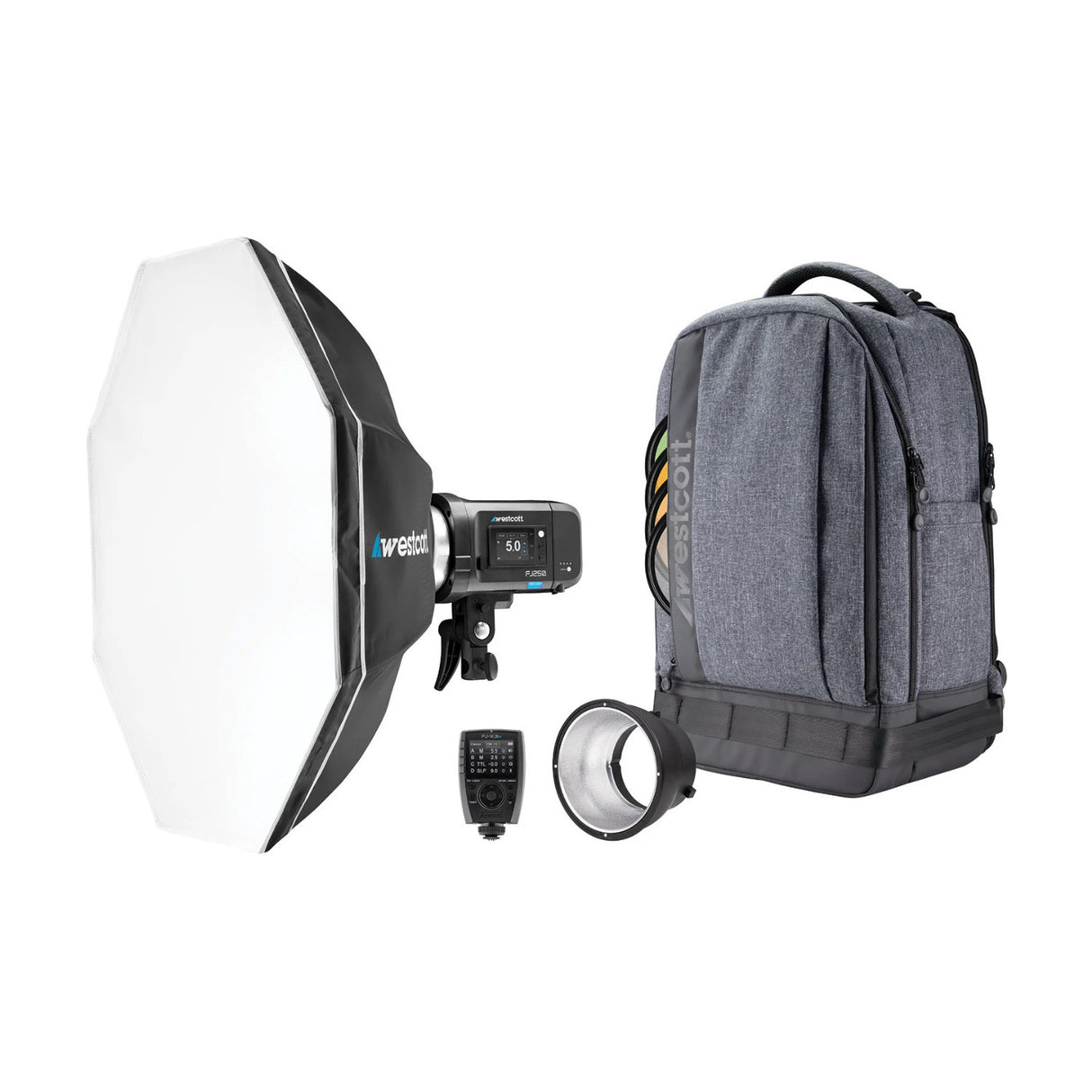 Westcott FJ250 Strobe 1-Light Backpack Kit with Universal Wireless Trigger