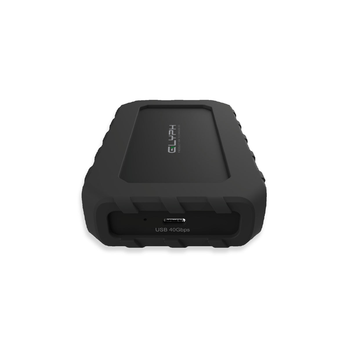 Glyph Atom EX40 High-Intensity 2TB Portable NVMe SSD with USB-C 4 Port (Black) (Open Box)