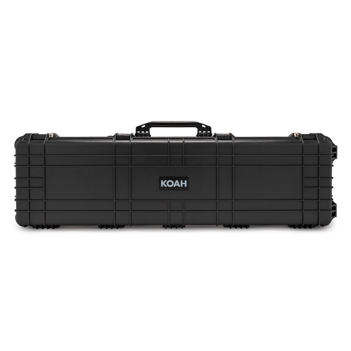 Koah 53-Inch Weatherproof Protective Roller Rifle Hard Case (Black) (Open Box)