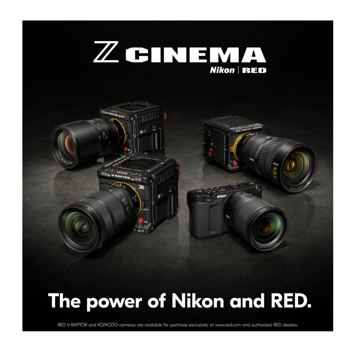 Nikon RED ZR 6K 24.5MP Cinema Camera Bundle with Bag, 64GB Memory Card & Reader