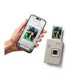 Fujifilm Instax Mini LiPlay+ Hybrid Instant Camera and Printer (Sand Beige) (Open Box)