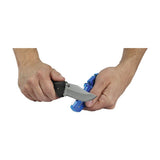 Lansky QSHARP QuadSharp Pocket Knife Sharpener (Blue, One Size)