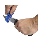 Lansky QSHARP QuadSharp Pocket Knife Sharpener (Blue, One Size)