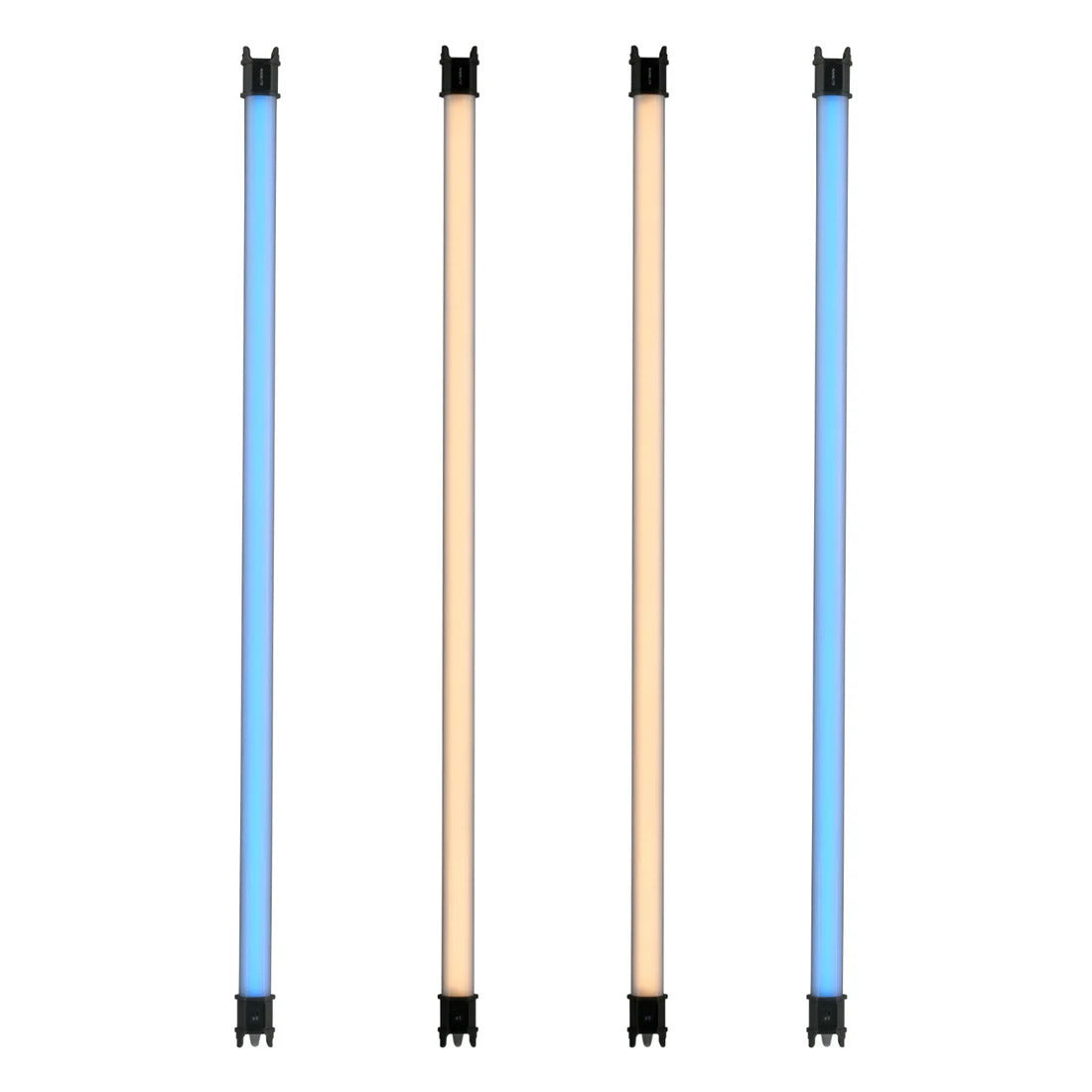 Nanlite PavoTube II 30C 4-Foot LED Tube 4-Light Kit with (4-Pack) Floor Stand