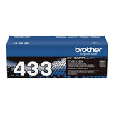 Brother Genuine TN433BK High-Yield Black Toner Cartridge - Up to 4,500 Pages