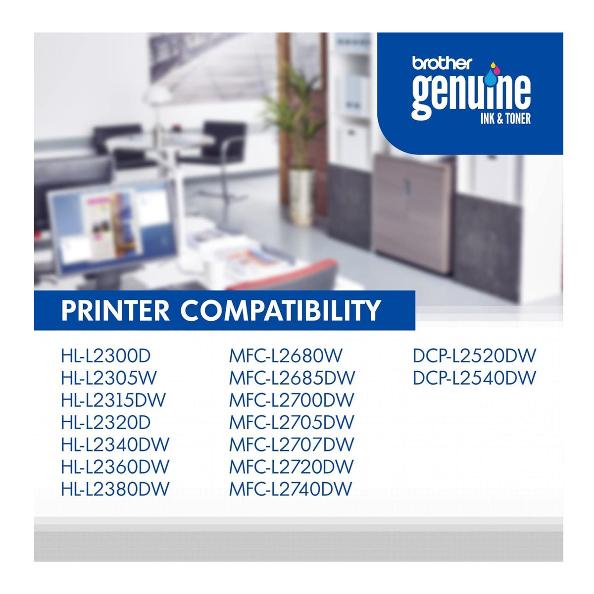 Brother Genuine TN6602PK High-Yield Black Toner Cartridge (Twin Pack)