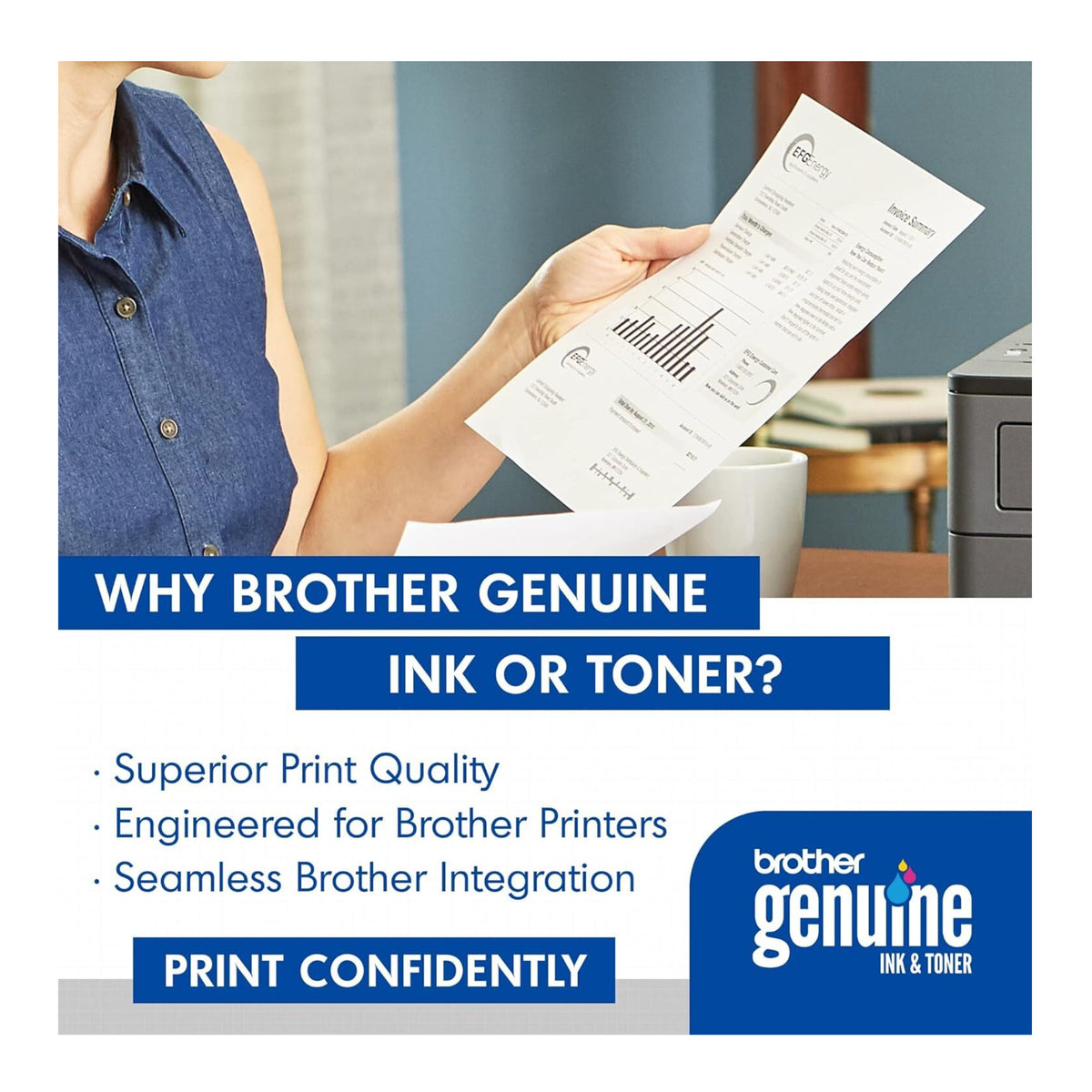 Brother Genuine TN850 High Yield Black Toner Cartridge - Up To 8, 000 Pages