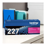 Brother TN227M High Yield Toner Cartridge -  Up to 2,300 Pages (Magenta)