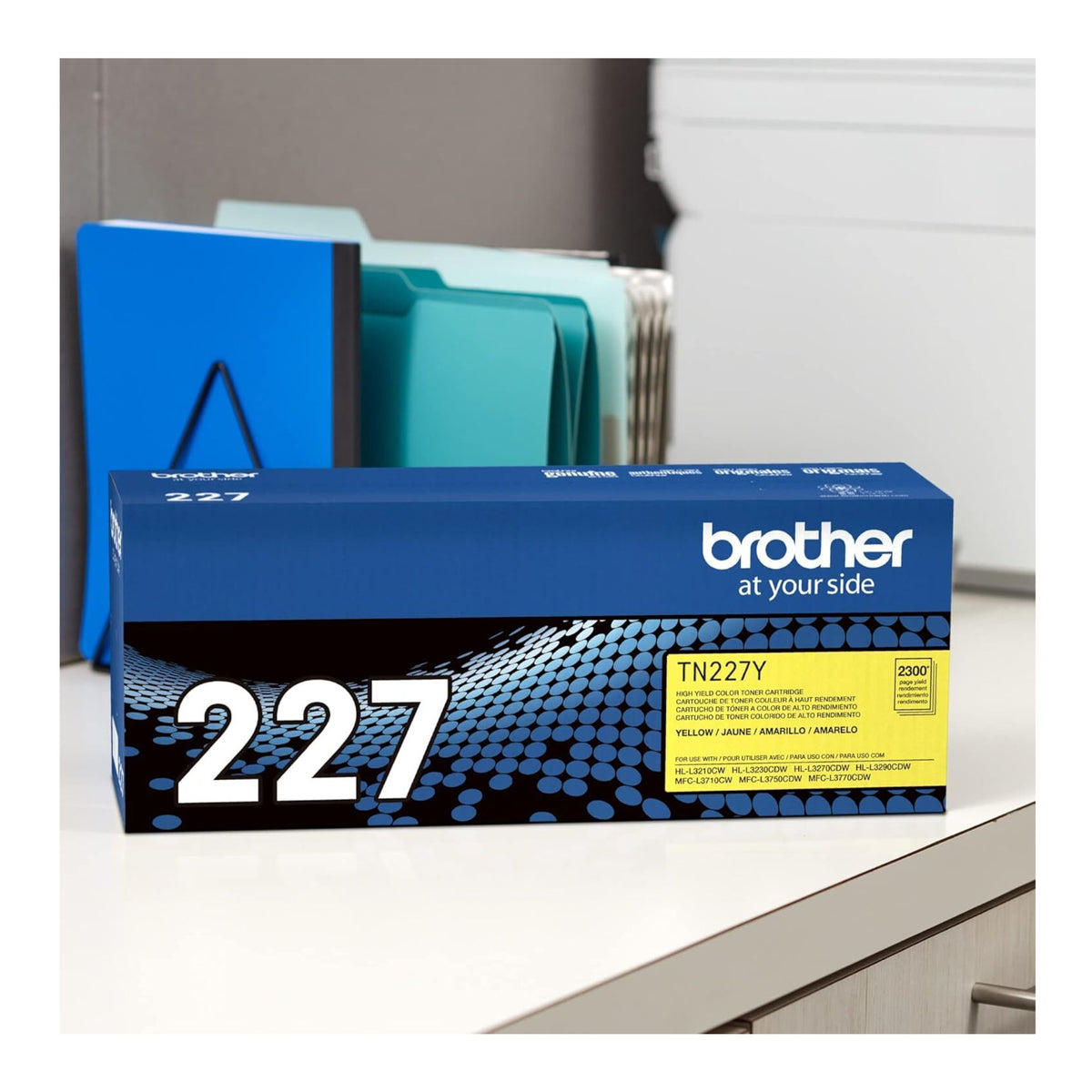 Brother TN227Y High Yield Toner Cartridge -  Up to 2,300 Pages (Yellow)