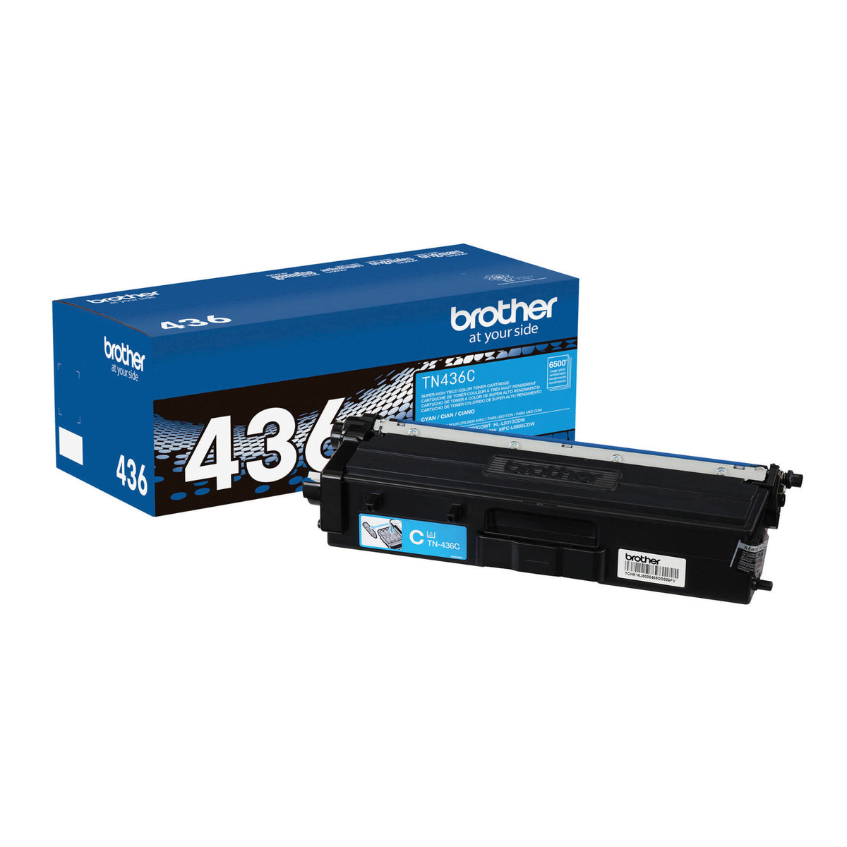 Brother TN436C Cyan Super High-Yield Toner Cartridge (XXL)