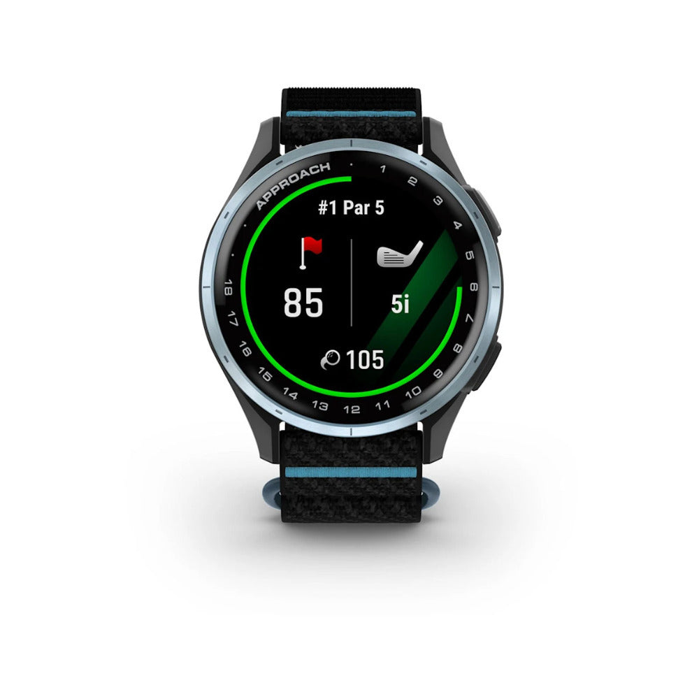 Garmin Approach J1 GPS Golf Watch (Cloud Blue Aluminum/Azure ComfortFit Band)