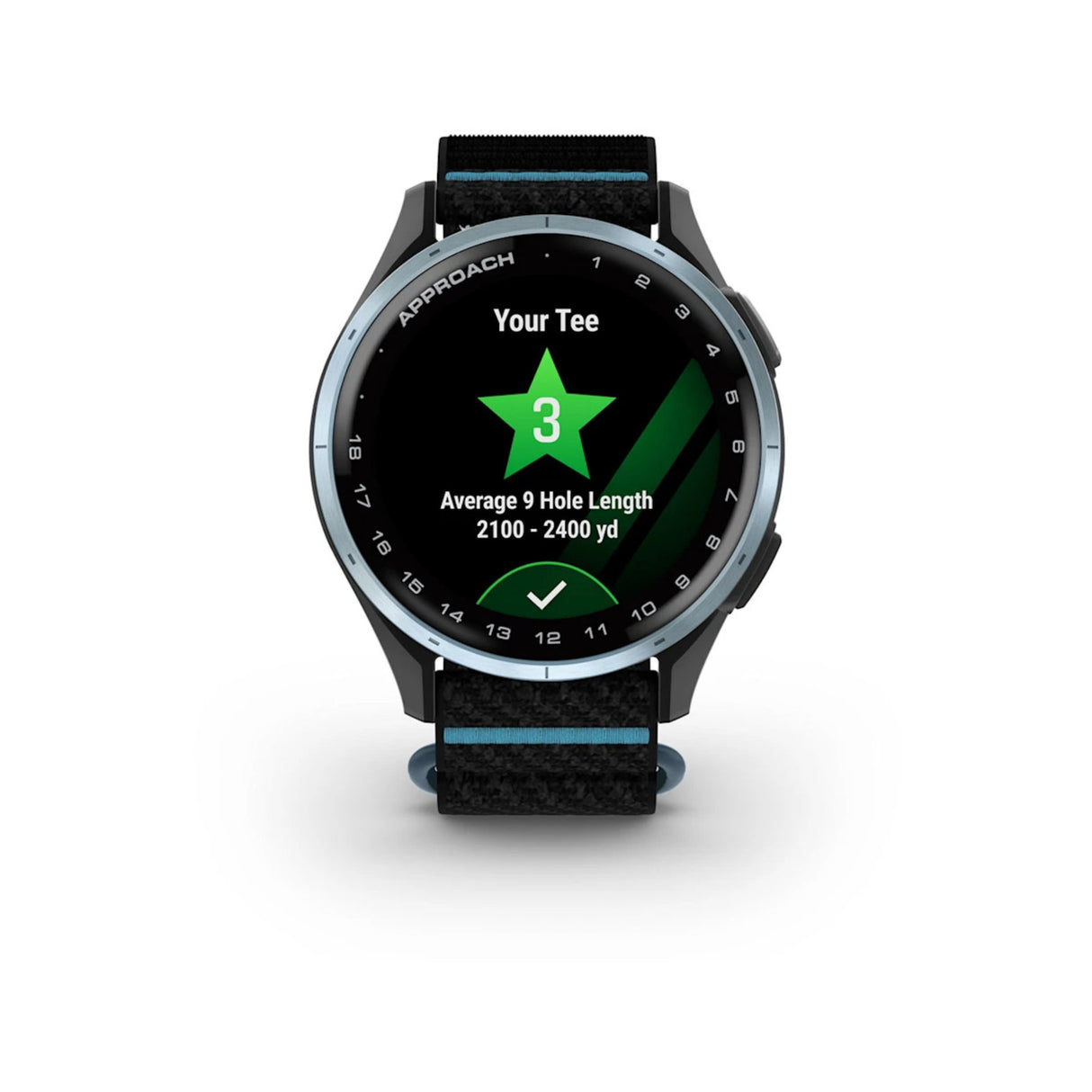 Garmin Approach J1 GPS Golf Watch (Cloud Blue Aluminum/Azure ComfortFit Band)