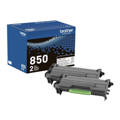 Brother TN850 High-Yield Black Toner Cartridge Twin Pack (TN8502PK)