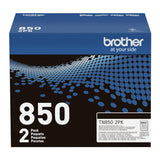 Brother TN850 High-Yield Black Toner Cartridge Twin Pack (TN8502PK)