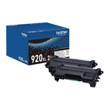 Brother Genuine TN920XL High-Yield Black Toner Cartridge 2-Pack (12,000 PPC)
