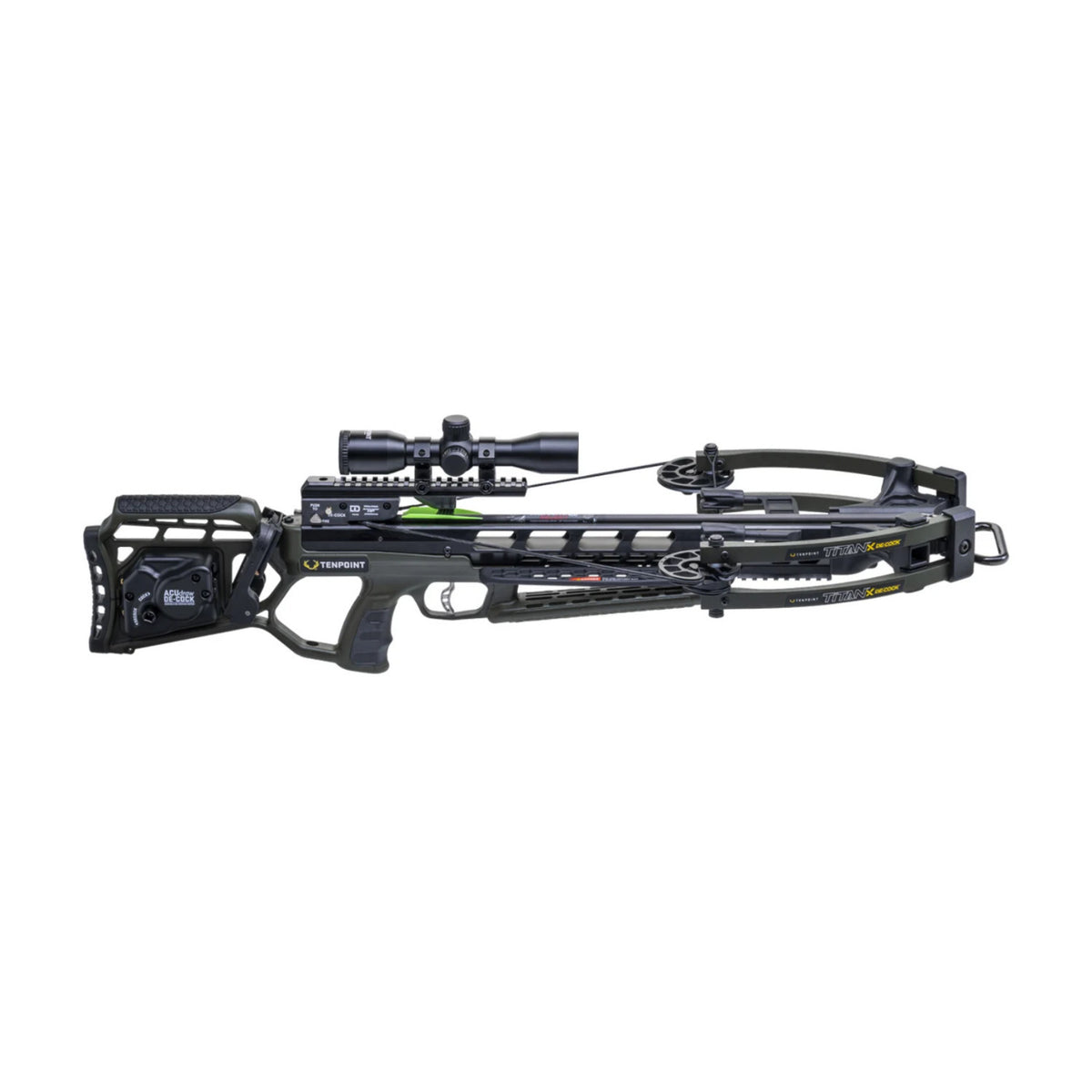 TenPoint Titan X De-Cock Crossbow 400 FPS with Safe De-Cocking and Compact Design