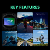 Xtra Edge Pro Action Camera with Rugged Exterior and 4K Video Resolution