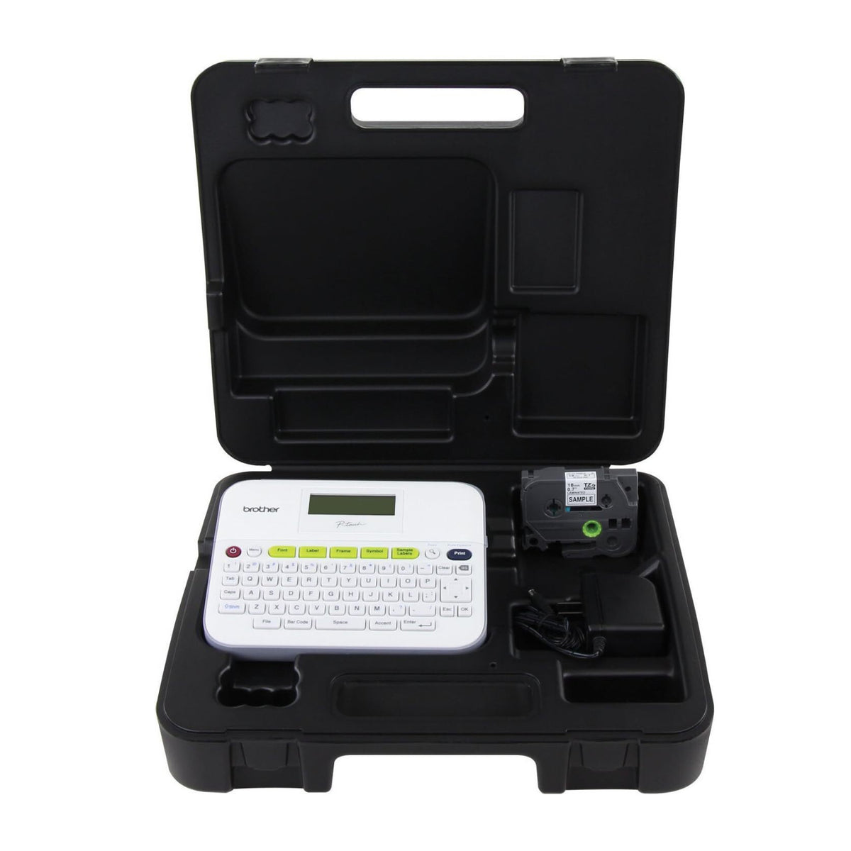 Brother Protective Hard Carrying Case for PT-D400 Label Printers (Black)