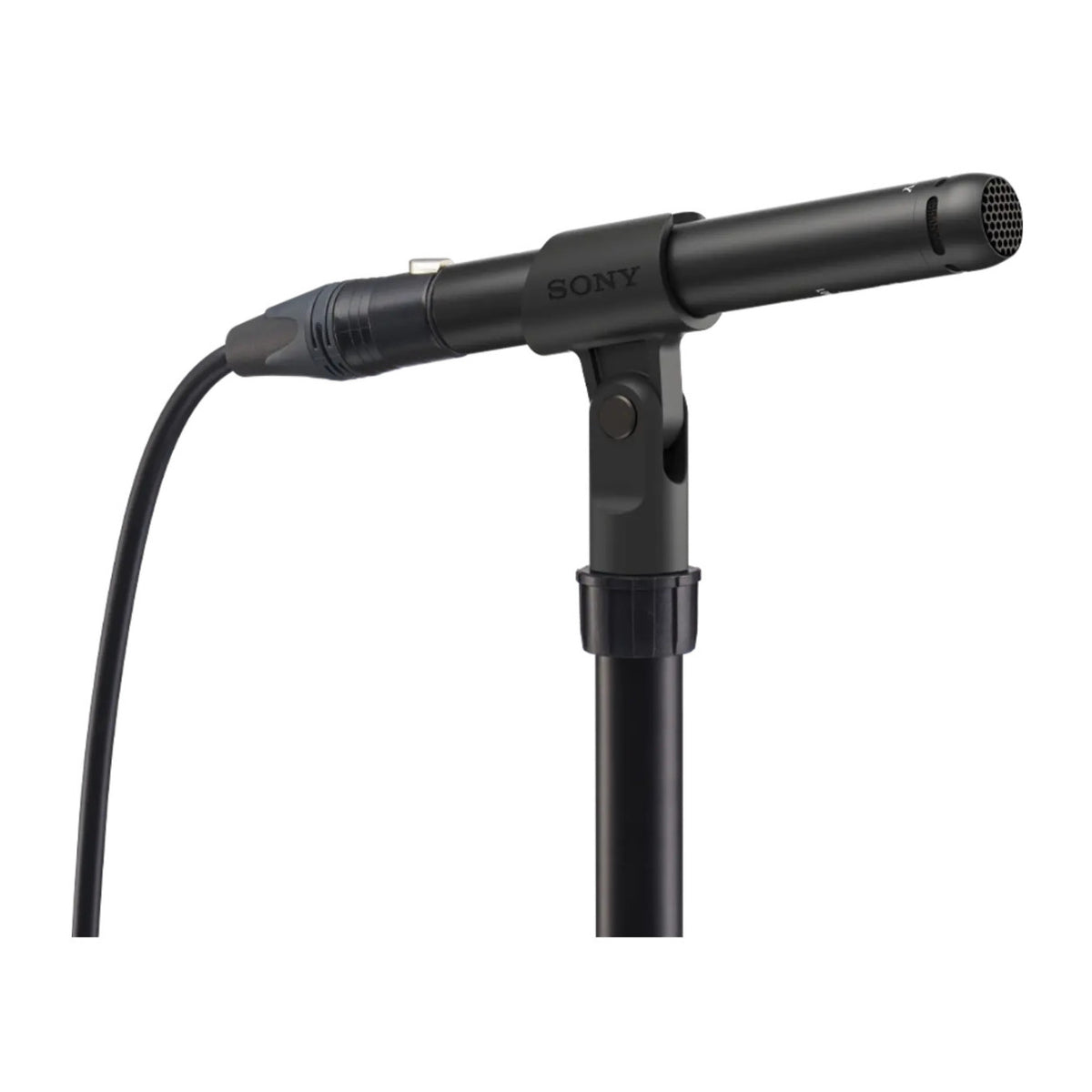 Sony ECM-100U Uni-Directional Electret Condenser Microphone (Black) (Open Box)
