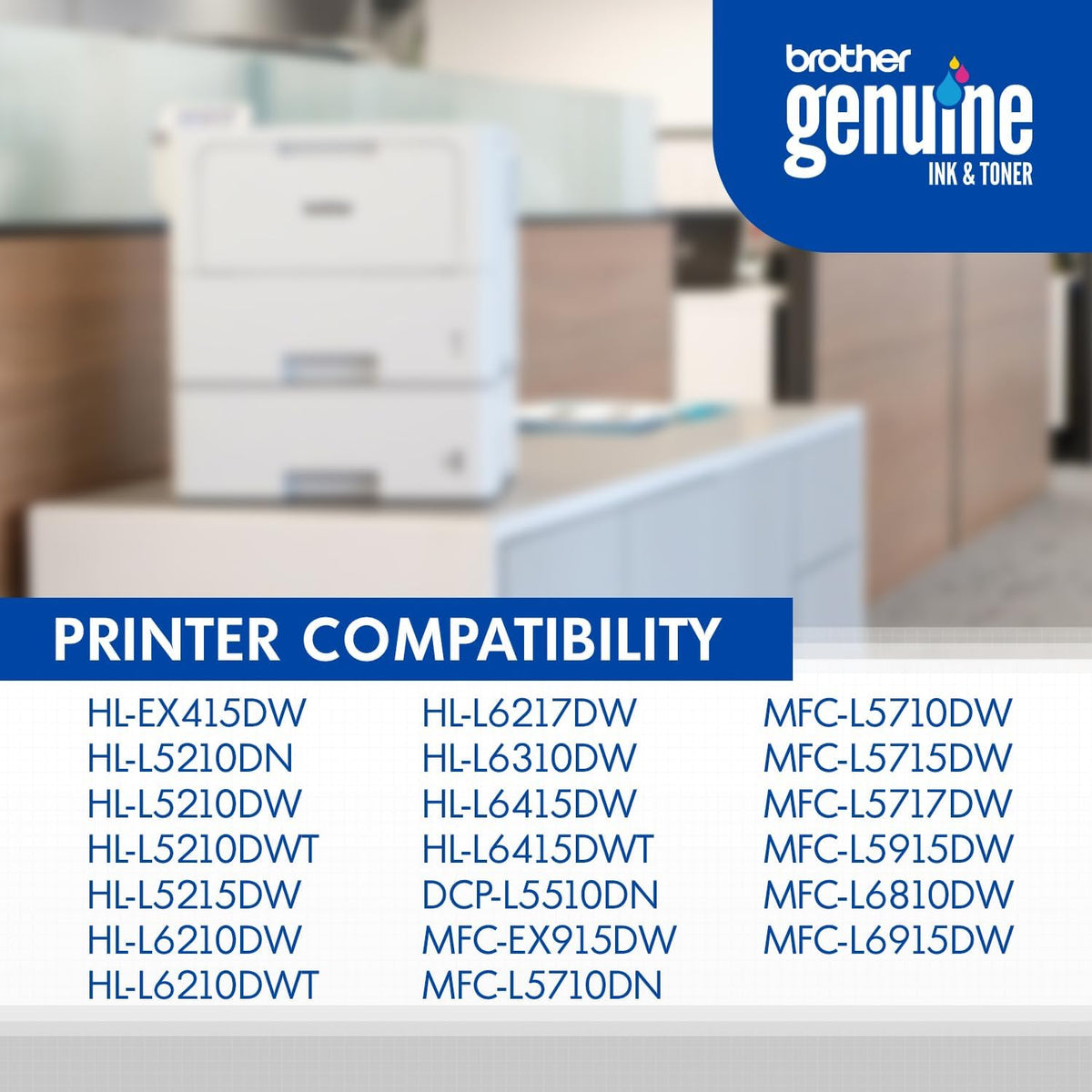 Brother Genuine TN920XL Black High-Yield Toner Cartridge for Office Printing