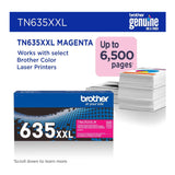 Brother Genuine TN635XXLM Super High Yield Toner Cartridge (Magenta)