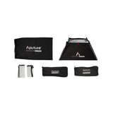 Aputure NOVA II 1x1 Softbox with Dual Diffusion & 45-Degree Light Control Grid (Open Box)