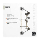 Bear Archery Limitless RTH 265 FPS Compound Bow (God's Country)