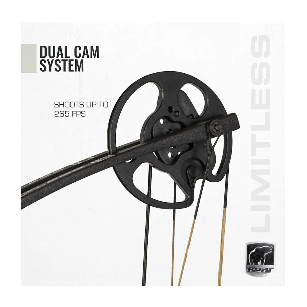Bear Archery Limitless RTH 265 FPS Compound Bow (God's Country)