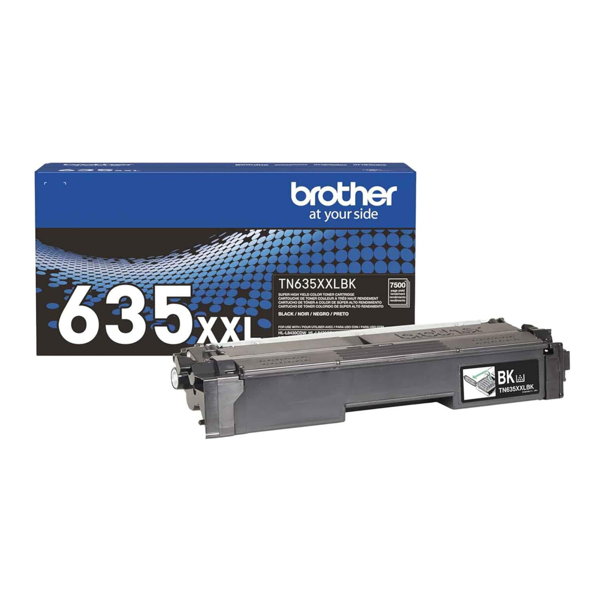 Brother Genuine TN635XXLBK Super High Yield Toner Cartridge (Black)