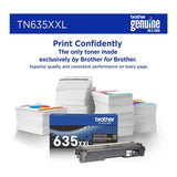 Brother Genuine TN635XXLBK Super High Yield Toner Cartridge (Black)