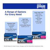 Brother Genuine TN635XXLBK Super High Yield Toner Cartridge (Black)