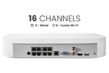 Lorex 4K 16 Camera Capable (8 Wired + 8 Wi-Fi) 2TB Wired NVR System with 4 Bullet Cameras