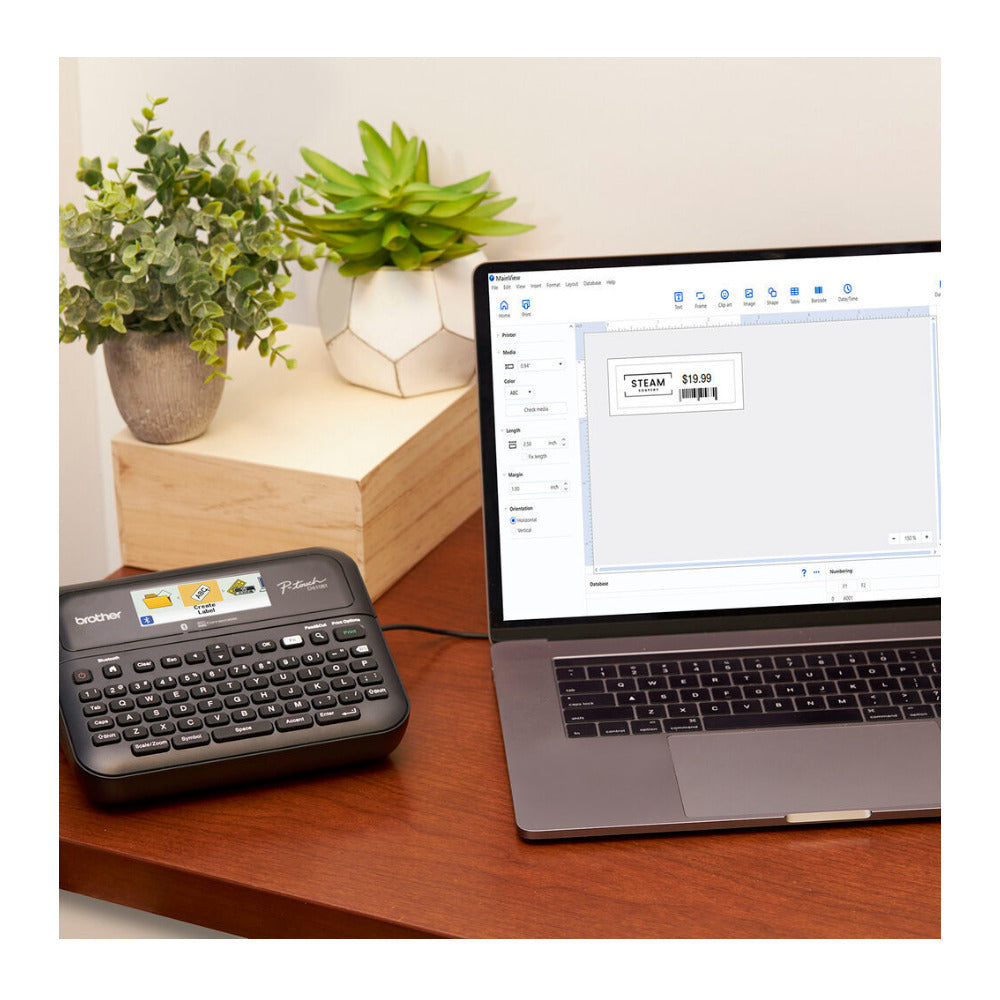 Brother P-touch PT- D610BT Business Professional Connected Label Maker