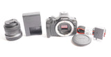 Canon EOS R100 Mirrorless Camera Kit with RF-S18-45mm IS STM, RF75-300mm Lenses (Used)