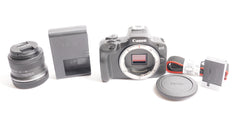 Canon EOS R100 Mirrorless Camera Kit with RF-S18-45mm IS STM, RF75-300mm Lenses (Used)