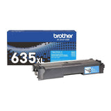 Brother Genuine TN635XLC High Yield Cyan Toner Cartridge