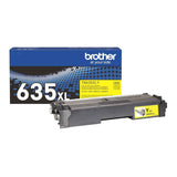 Brother Genuine TN635XLY High Yield Yellow Toner Cartridge (1 Pack)