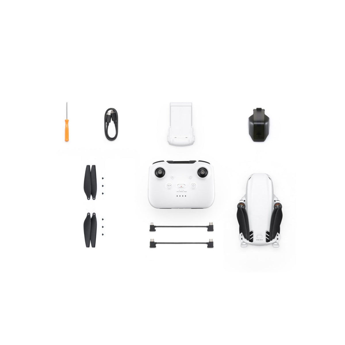 SKYROVER S1 Mini Camera Drone with 4K/60fps Video and 3-Axis Gimbal (White)