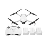 SKYROVER S1 Mini Camera Drone Combo with 4K/60fps Video, 3-Axis Gimbal (White) (Open Box)