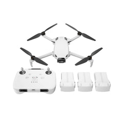 SKYROVER S1 Mini Camera Drone Combo with 4K/60fps Video, 3-Axis Gimbal (White) (Open Box)