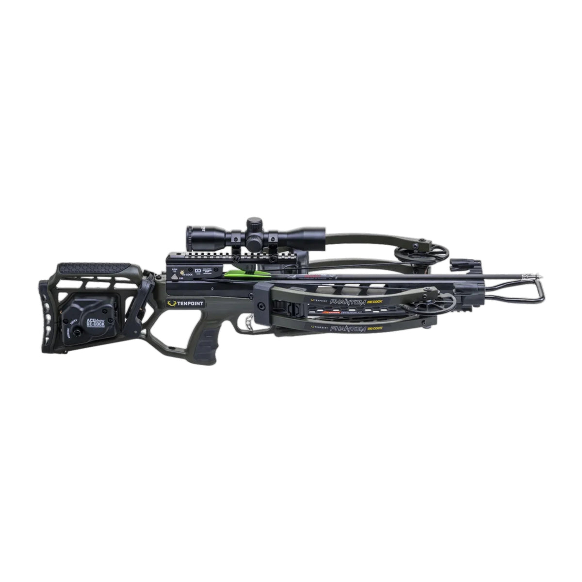 TenPoint Phantom Decock Vektra Crossbow Pro-View 400 FPS Reverse-Draw Design ACUdraw System