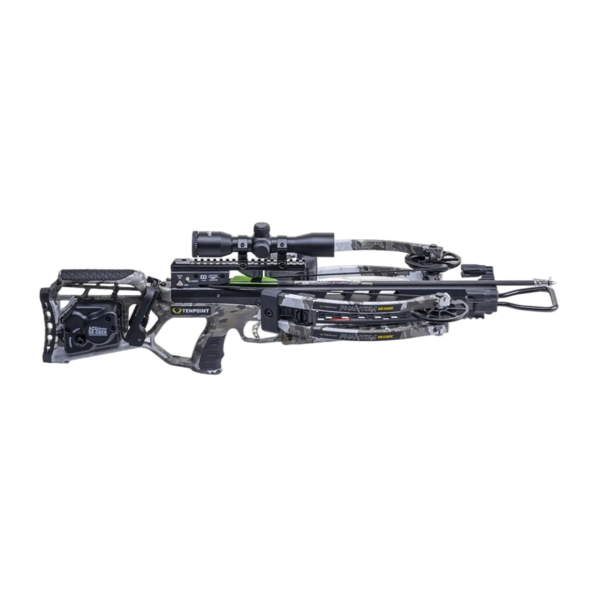 TenPoint Phantom Decock Vektra Crossbow Pro-View 400 FPS Reverse-Draw Design ACUdraw System