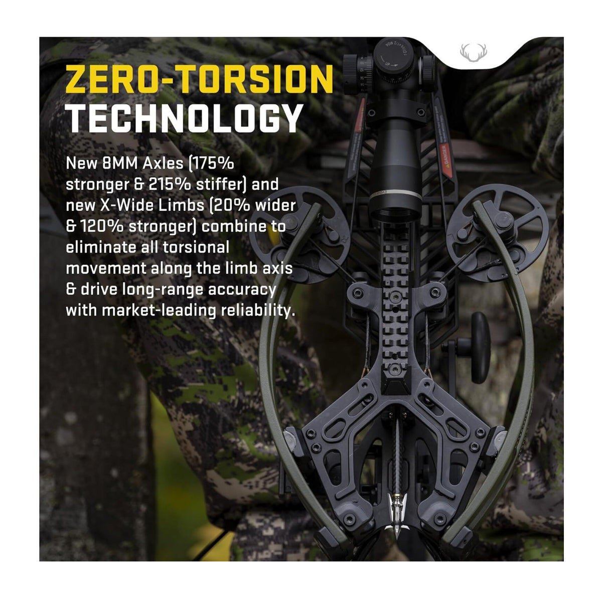 TenPoint TX Ultra 29.5 Vektra with Vison RF Scope 460 FPS 3-12x Digital Rangefinding Scope