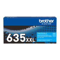 Brother Genuine TN635XXLC Super High Yield Cyan Toner Cartridge (1-Pack)