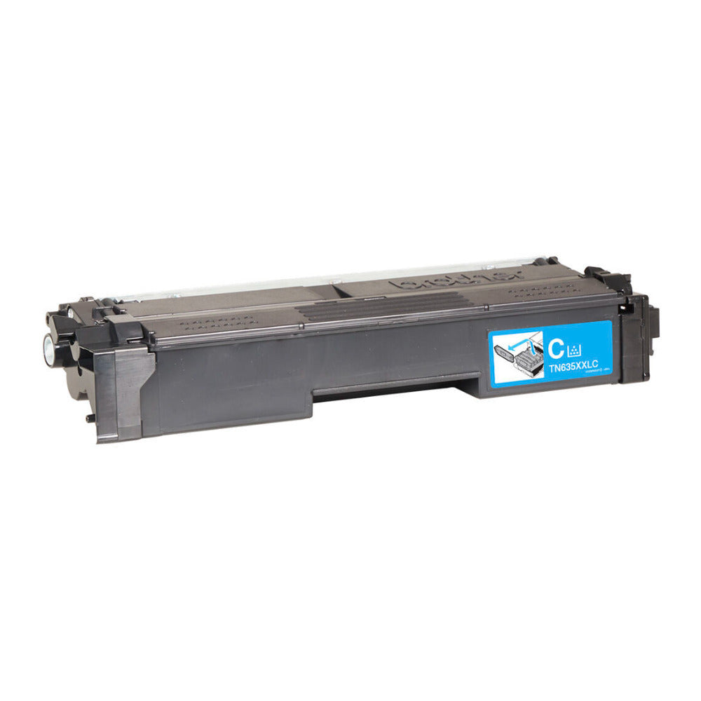 Brother Genuine TN635XXLC Super High Yield Cyan Toner Cartridge (1-Pack)