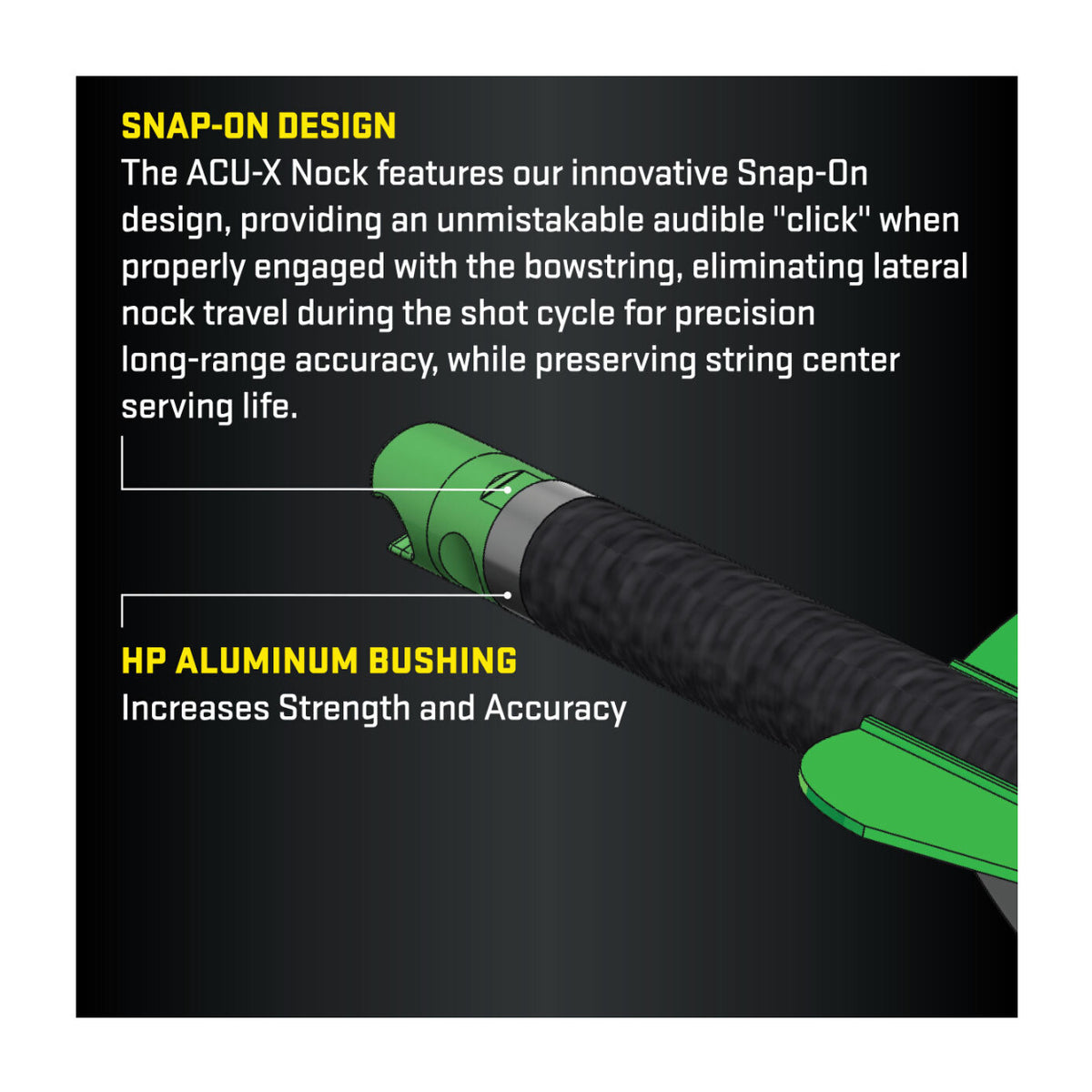 TenPoint ACU-X 20-Inch Lighted Arrows for Forward Draw Crossbows (3-Pack)