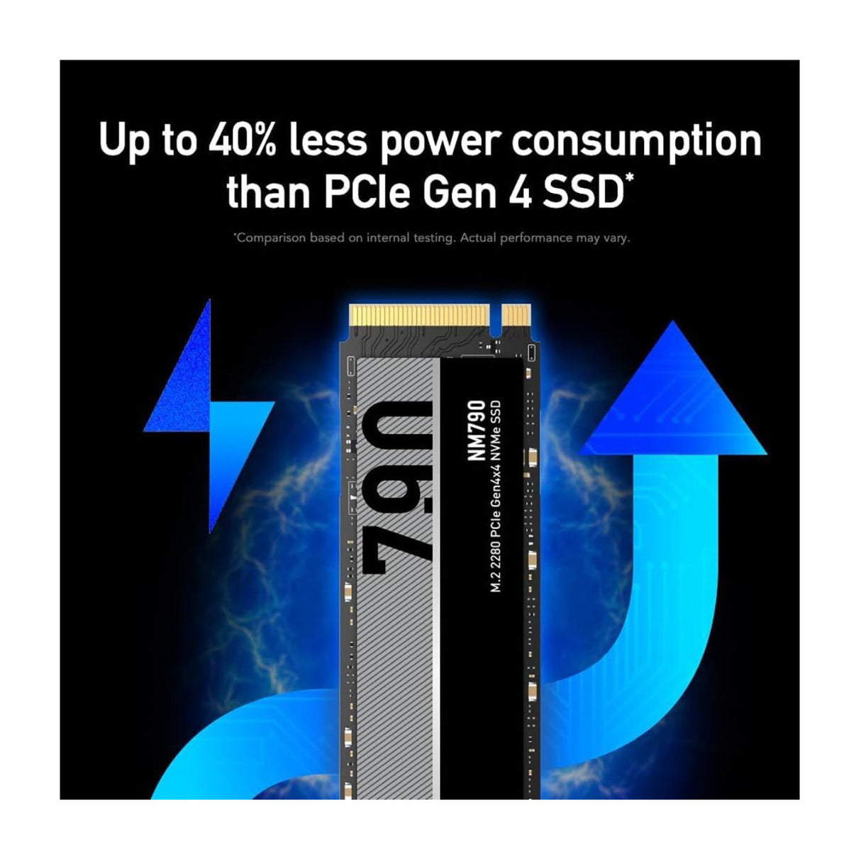 Lexar 4TB NM790 SSD PCIe Gen4 NVMe M.2 2280 Internal Solid State Drive