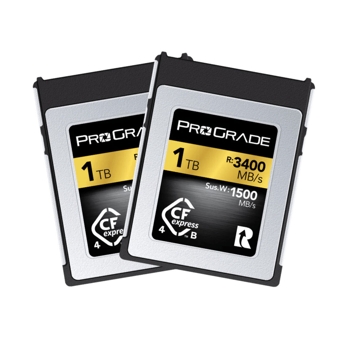 ProGrade Digital 1TB CFexpress 4.0 Type B Gold Memory Card (2-Pack)